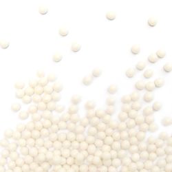 Décors sucrés - Perles blanches - Sachet de 55g - SCRAPCOOKING