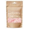 Décors sucrés - Perles blanches et roses - Sachet de 55g - SCRAPCOOKING