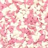 Décors sucrés - Cœurs blancs et roses - Sachet de 50g - SCRAPCOOKING