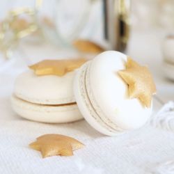 Décors sucrés en pâte d'amande - Etoiles dorées - SCRAPCOOKING