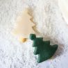 Décors sucrés en pâte d'amande - Sapins de Noël - SCRAPCOOKING