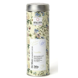 THÉ BLANC VANILLE - BOÎTE RONDE 30G - QUAI SUD