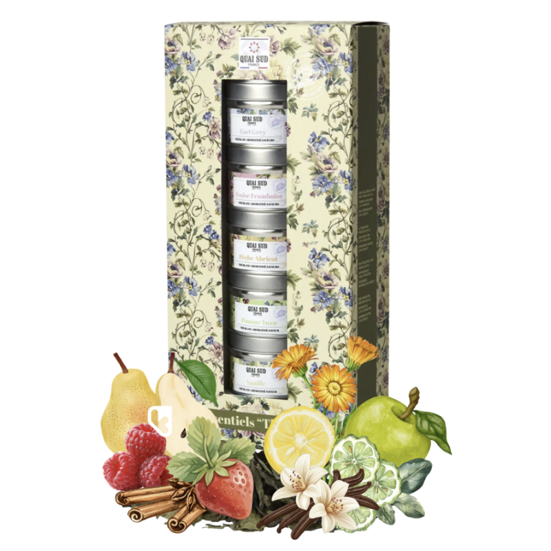 COFFRET THÉS BLANCS "LES ESSENTIELS" - QUAI SUD