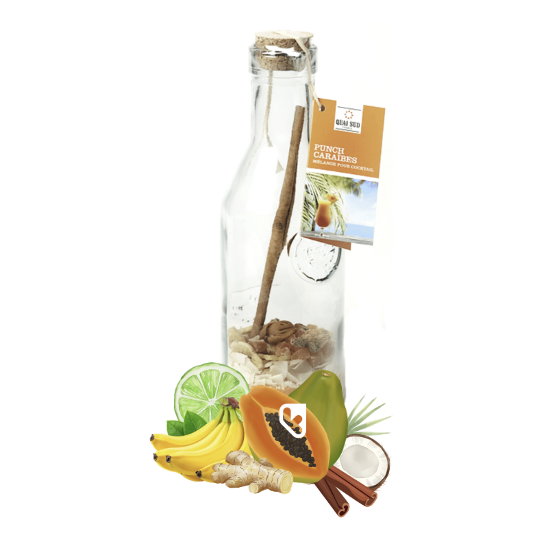 PUNCH CARAIBES - MÉLANGE À COCKTAIL EN CARAFE - QUAI SUD