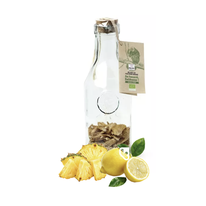 AU HASARD BALTHAZAR (Ananas, Citron, Menthe) - MÉLANGE RHUM ARRANGE EN CARAFE - QUAI SUD