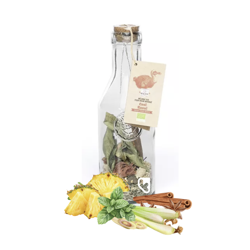 COOL RAOUL (Ananas, Epices douces) - MÉLANGE RHUM ARRANGE EN CARAFE - QUAI SUD