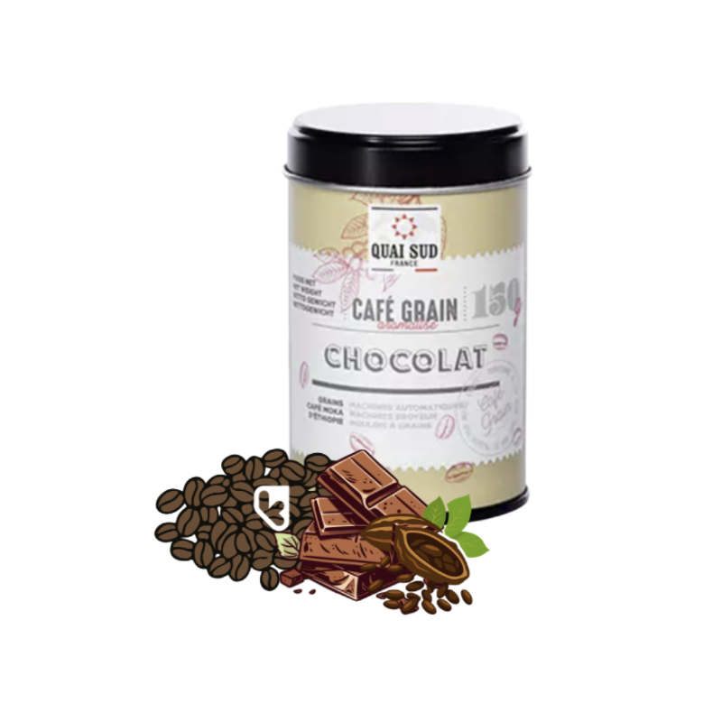 CAFE EN GRAIN AROMATISE CHOCOLAT - QUAI SUD