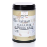CAFÉ GRAINS AROMATISÉ CARAMEL BEURRE SALÉ - BOITE POP 150G - QUAI SUD