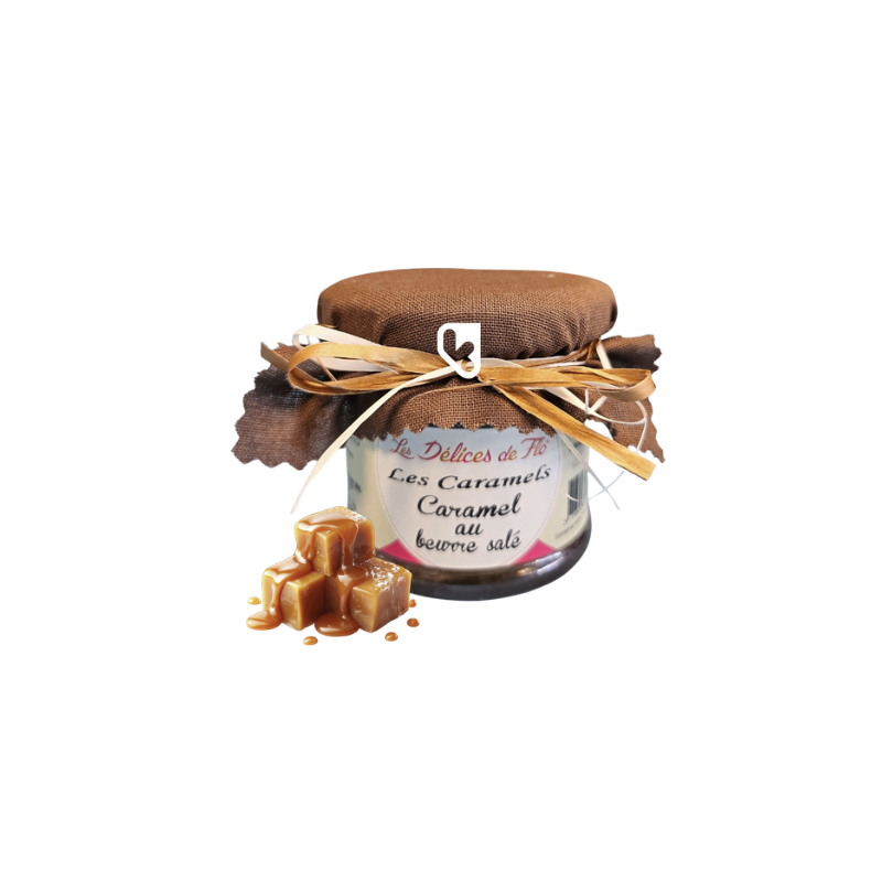 CARAMEL AU BEURRE SALÉ 130G - LES DÉLICES DE FLO