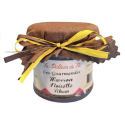 CONFITURE MARRON NOISETTE RHUM 130G - LES DÉLICES DE FLO