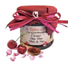 CONFITURE CERISE BAIE ROSE PETALE DE ROSE - 130GR - LES DELICES DE FLO