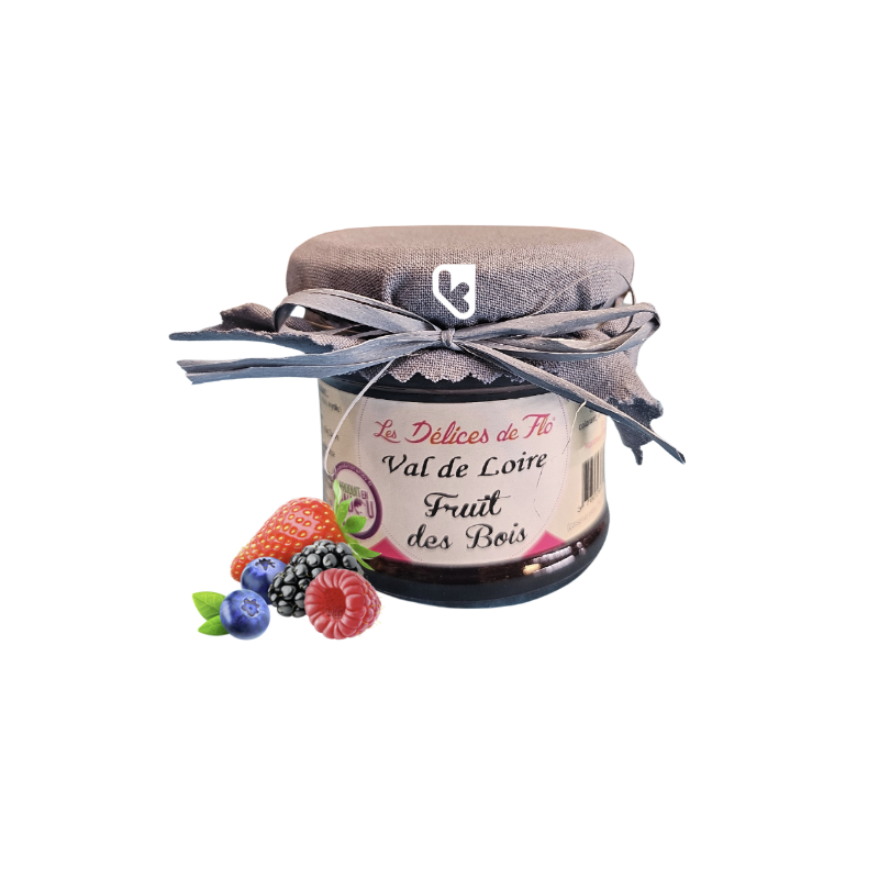 CONFITURE FRUIT DES BOIS - 130GR - LES DELICES DE FLO