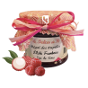 CONFITURE LITCHI FRAMBOISE EAU DE ROSE - 130GR - LES DELICES DE FLO