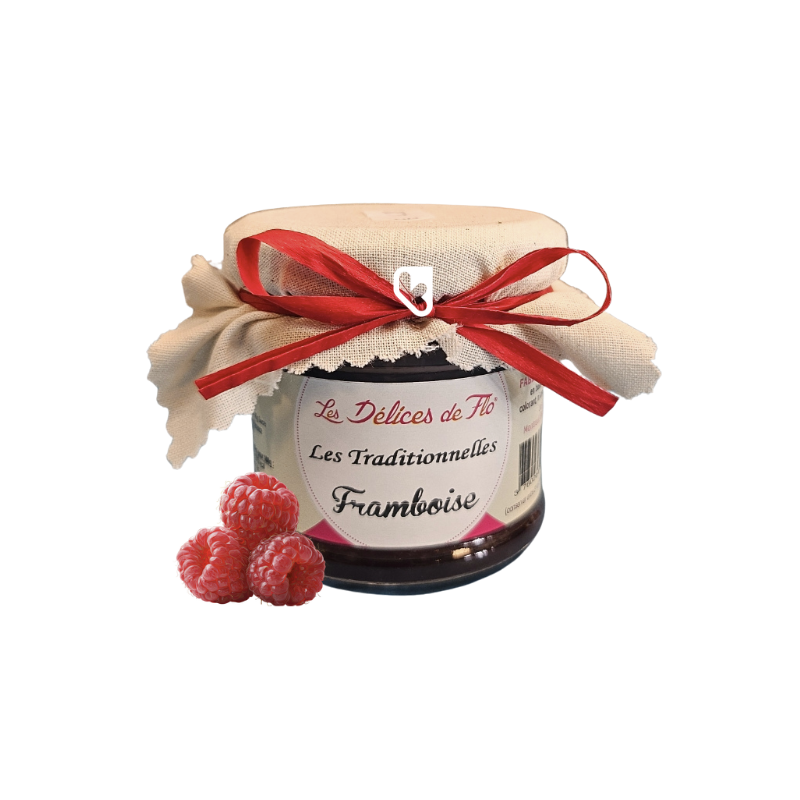 CONFITURE FRAMBOISE 130G - LES DÉLICES DE FLO