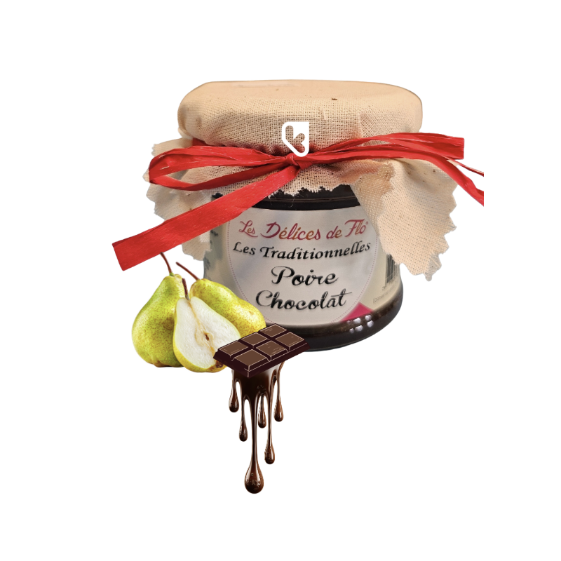 CONFITURE POIRE CHOCO - 130GR - LES DELICES DE FLO