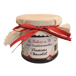 CONFITURE BANANE CHOCOLAT - 130GR - LES DELICES DE FLO