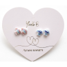Duo de Boucles d'oreilles "Âmes Soeurs" - Ondine - YUKO.B