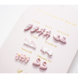 Boucles d'Oreilles "Une Semaine de Poésie" - Danse - YUKO.B