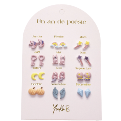 Boucles d'Oreilles "Un An...