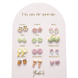 Boucles d'Oreilles "Un An...