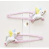 Duo de Barrettes - Horses - Rose - YUKO.B