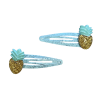 Duo de Barrettes - Exotic Blue - Turquoise - YUKO.B