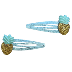 Duo de Barrettes - Exotic Blue - Turquoise - YUKO.B