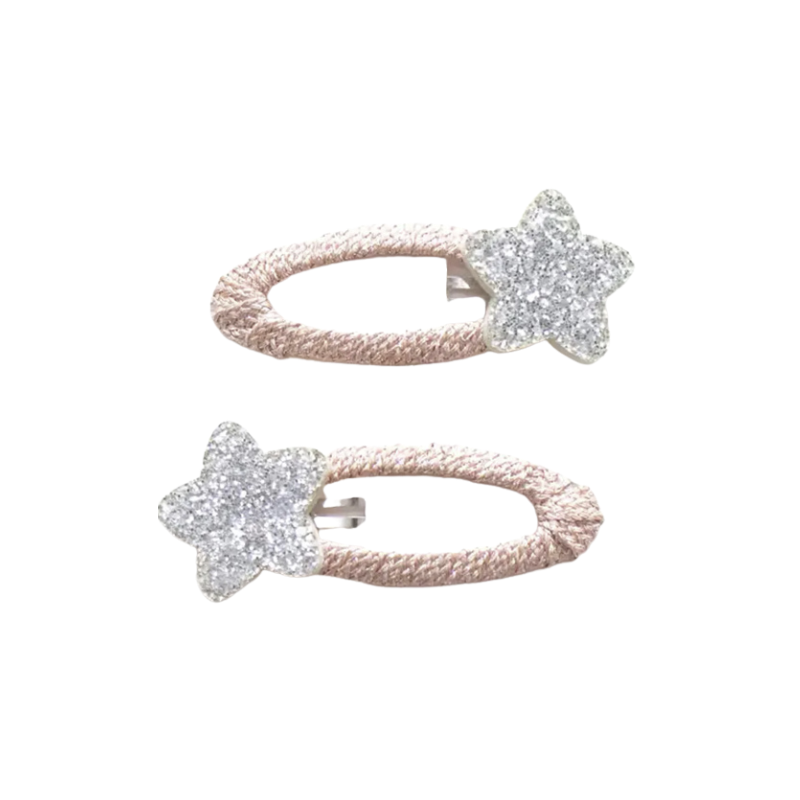 Duo de Barrettes - Collection Paris Blue Stars - YUKO.B