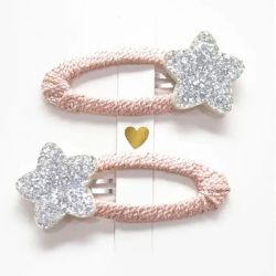 Duo de Barrettes - Collection Paris Blue Stars - YUKO.B