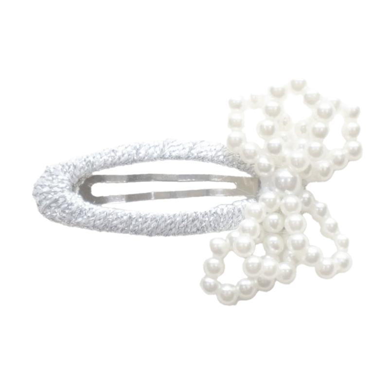 Barrette - Collection Paris - Milena blanche - YUKO.B