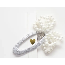 Barrette - Collection Paris - Milena blanche - YUKO.B