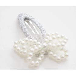 Barrette - Collection Paris - Milena blanche - YUKO.B