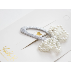 Barrette - Collection Paris - Milena blanche - YUKO.B