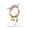 Duo d'élastiques/Bracelets - Lucy rose - YUKO.B