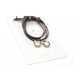 Duo d'élastiques/bracelets - Lionceaux - Bronze - YUKO.B