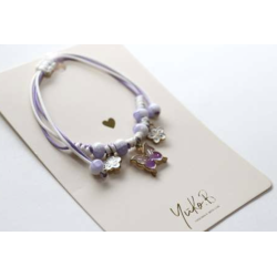 BRACELET - BUTTERFLY - PURPLE - YUKO.B