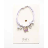 BRACELET - BUTTERFLY - PURPLE - YUKO.B
