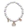 BRACELET - PRETTY CLOUD - BLANC - YUKO.B