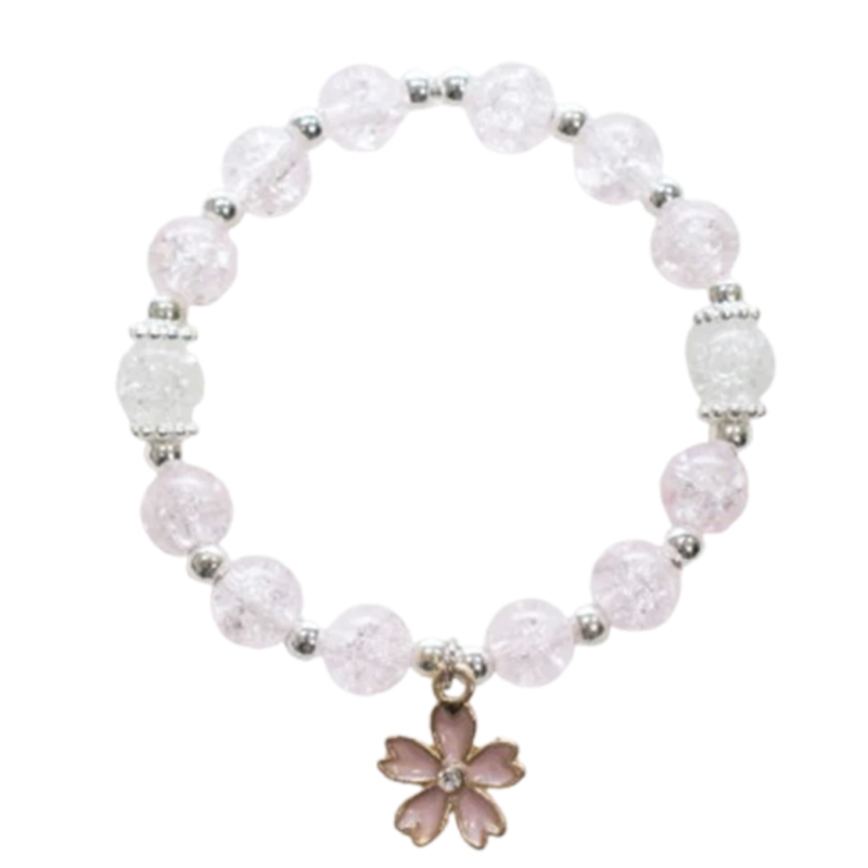 BRACELET - PINK PEONY - ROSE - YUKO.B