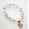 BRACELET - PINK PEONY - ROSE - YUKO.B