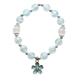 BRACELET - BLUE PEONY -...