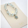 BRACELET - BLUE PEONY - BLEU - YUKO.B