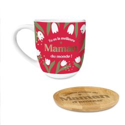 COFFRET CADEAU TASSE - MEILLEURE MAMAN