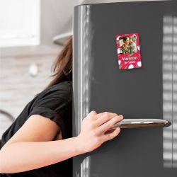 MAGNET BOIS PHOTO - MAMAN JE T'AIME