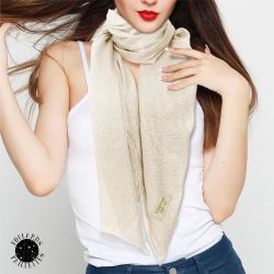 FOULARD À PAILLETTES - MAMAN EN OR