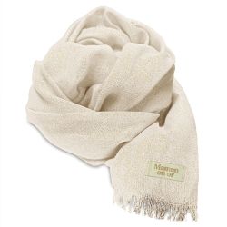 FOULARD À PAILLETTES - MAMAN EN OR