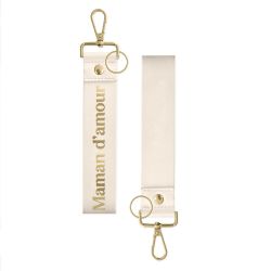 PORTE-CLÉS LANIÈRE - MAMAN D'AMOUR