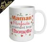 MUG À PAILLETTES - MAMAN PARFAITE VRAIMENT TROP CHOUETTE