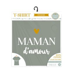 T-SHIRT - MAMAN D'AMOUR - TAILLE S