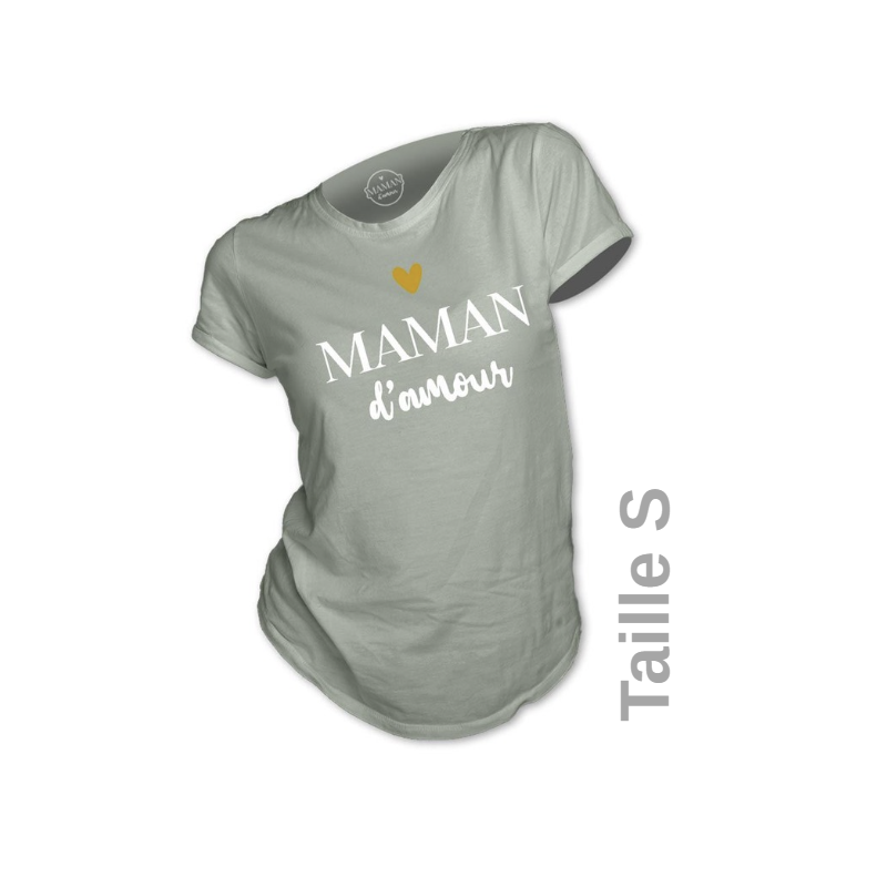 T-SHIRT - MAMAN D'AMOUR - TAILLE S